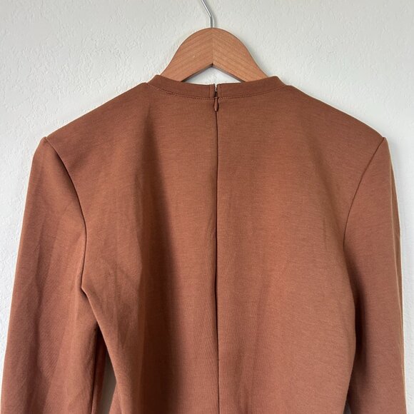 Adidas Ivy Park Bodysuit Womens XL Brown Beyonce Long Sleeve 3 Stripe Athletic - Picture 8 of 9